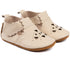 Mikk-Line Prewalker Leather Sandal w/ Heart Prewalker White Swan